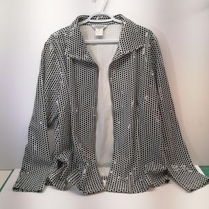 Misook women's zip jacket NWT size 1X